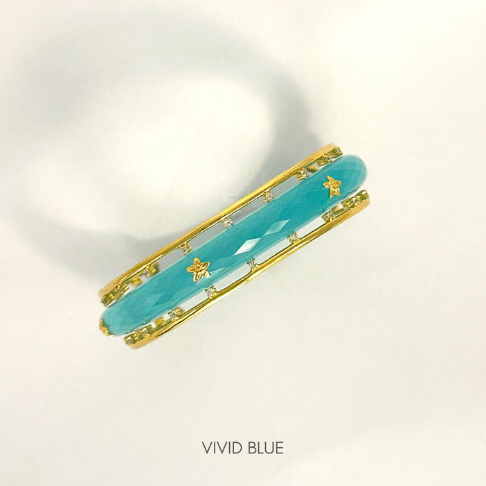 Gyoiko Crystal Bangle with frame (Festive Edition)