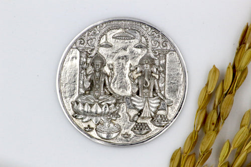LAXMI AND GANESHA PENDANT (Large Size)