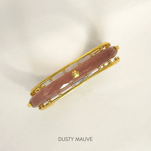 Koharu Garden Crystal bangle with frame (Festive Edition)