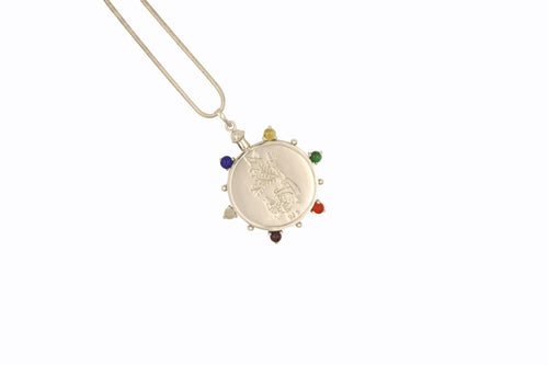 LAXMI AND GANESHA PENDANT (Small Size)