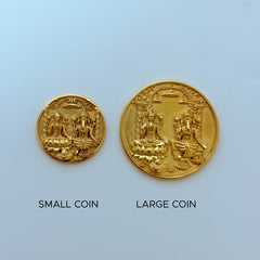 LAXMI AND GANESHA COIN (Small Size)