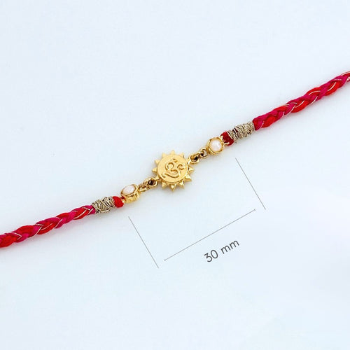 Om on Sun Rakhi