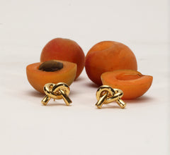 ETERNITY KNOT EARRINGS (BRASS)