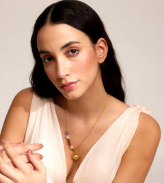 SUN'S EMBRACE PENDANT (BRASS)