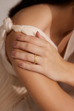 BARA (ROSE) RING (BRASS)