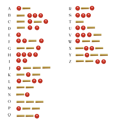 HEART CODE (MORSE CODE) NECKLACE