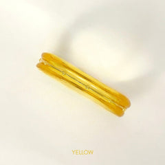 Iro Tsbuaki Stacked Glass Bangle (Central frame)