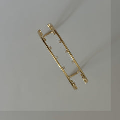 22 kt Gold Plated Bangle (92.5 Sterling Silver)