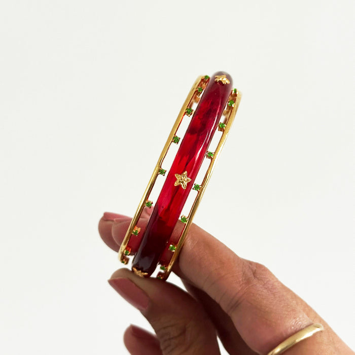 Christmas Hanataba Bangle