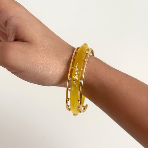 Koharu Garden Crystal bangle