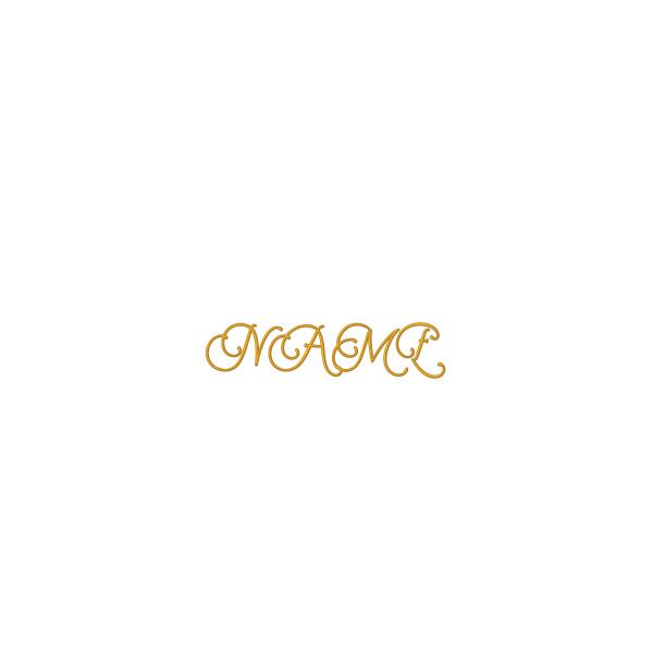 Mirakin Customized Name Pendant