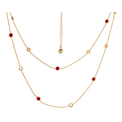 LONG POLKA CONNECT NECKLACE