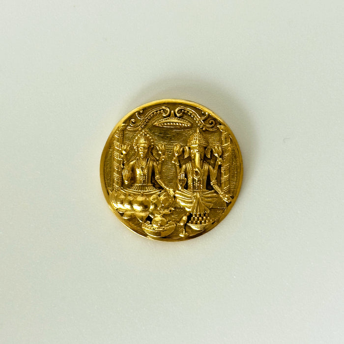 LAXMI AND GANESHA COIN (Small Size)