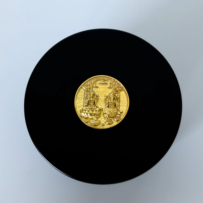 LAXMI AND GANESHA COIN (Large Size)