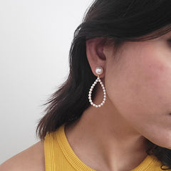 DREAM CATCHER PEARL EARRINGS