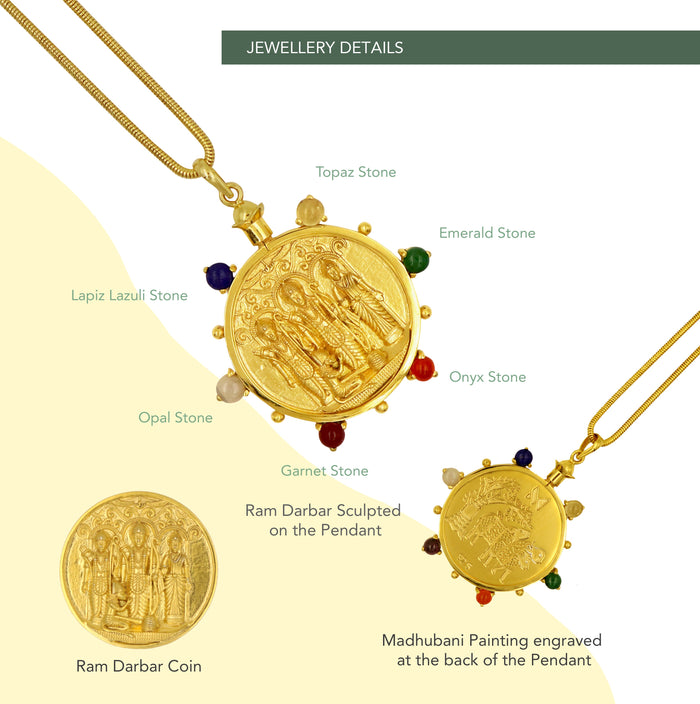 RAM DARBAR PENDANT (Small Size)