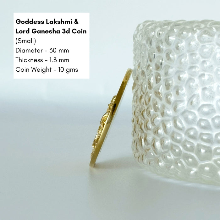 LAXMI AND GANESHA COIN (Small Size)