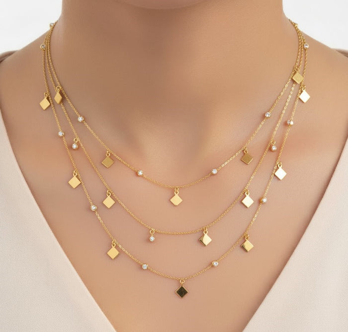 3 LAYER NECKLACE