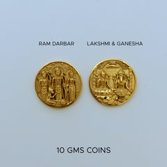 LAXMI AND GANESHA COIN (Small Size)