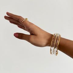 IRO TSUBAKI BANGLES (92.5 Sterling Silver)