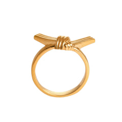 SUMMER GLOW KNOT RING