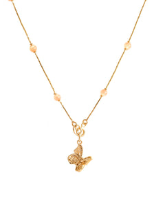 KOCHOU (BUTTERFLY) NECKLACE (BRASS)