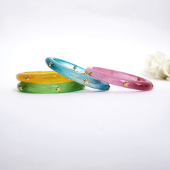 Gyoiko Crystal Bangle with frame (Festive Edition)