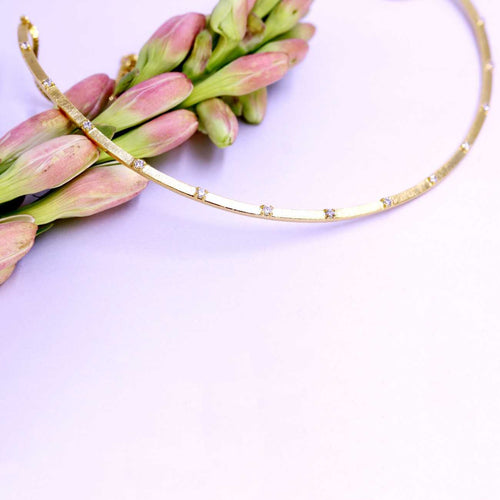 TENNIS SWIRL NECKLACE