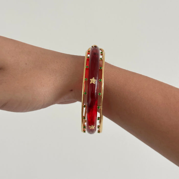 Christmas Hanataba Bangle