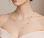 LONG POLKA CONNECT NECKLACE
