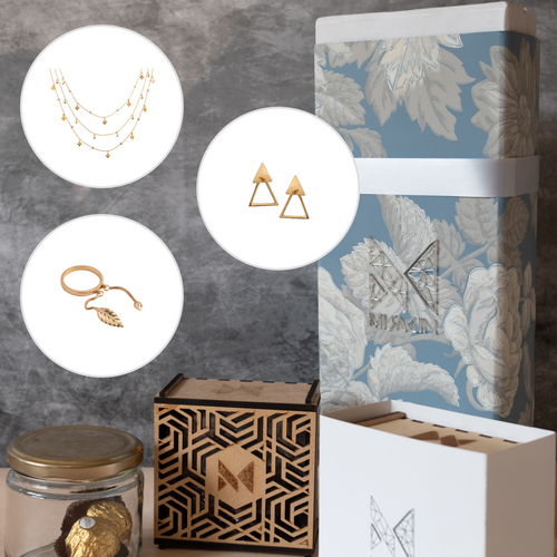 Boho Chic/3 Layer/ Serene- Festive Gift Box