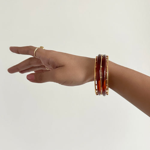 IRO TSUBAKI BANGLES (92.5 Sterling Silver)