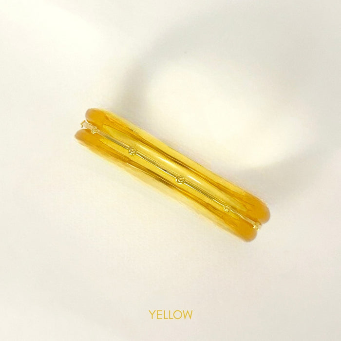 IRO TSUBAKI BANGLE (Without outer frame, 92.5 Sterling Silver)