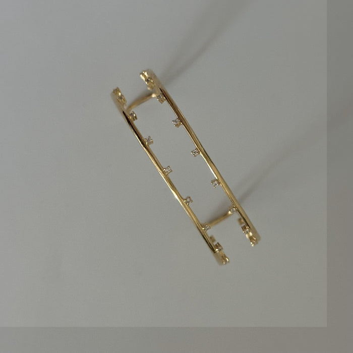 22 kt Gold Plated Bangle (92.5 Sterling Silver)