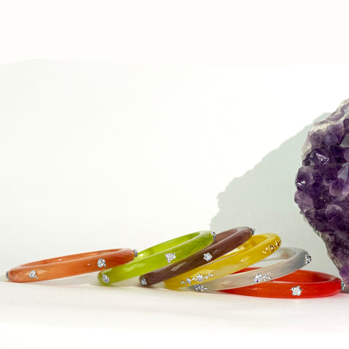 Koharu Garden Crystal Bangles