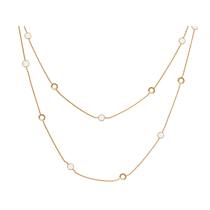 LONG POLKA CONNECT NECKLACE